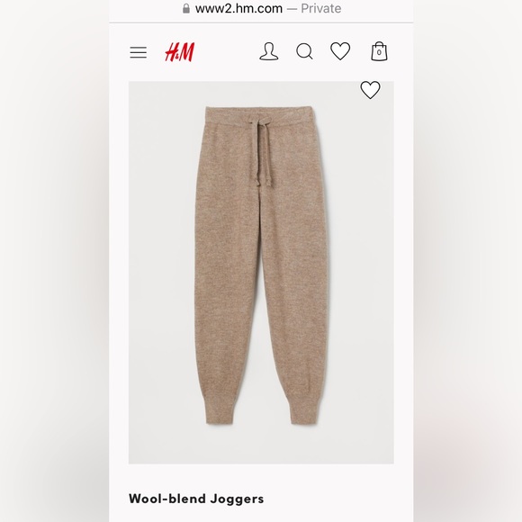 Wool blend joggers EUC - Picture 1 of 8